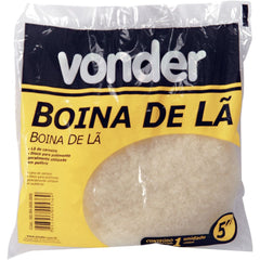Boina para polimento 5" lã de carneiro Vonder