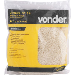 Boina para polimento 8' dupla face branca Vonder