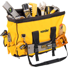 Bolsa lona 450x250x350mm 18 divisões c/ rodas bl060 Vonder