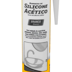 Borracha Silicone Branco 256G Acético Vonder