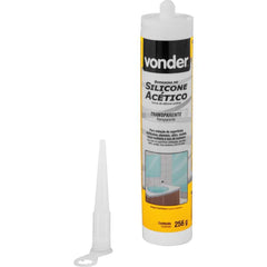 Borracha Silicone Transparente 256G Acético Vonder