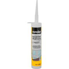 Borracha Silicone Transparente 256G Acético Vonder