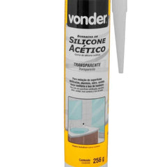 Borracha Silicone Transparente 256G Acético Vonder