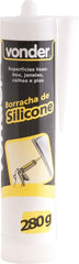 Borracha de silicone branco acético 280g - Vonder