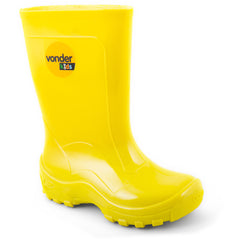 Bota Infantil Amarela PVC com Forro Tam. 26/27 Vonder