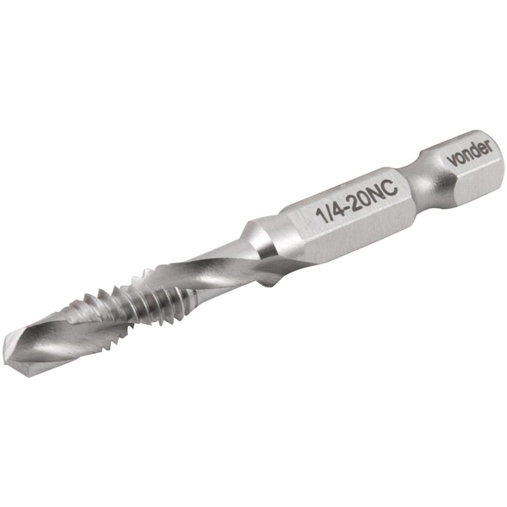 Broca/Macho 1/4-20 NC Combinada Vonder
