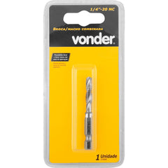 Broca/Macho 1/4-20 NC Combinada Vonder