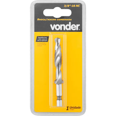 Broca/Macho 3/8-16 NC Combinada Vonder