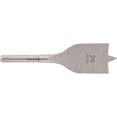 Broca chata aço carbono 26,0x100mm para dobradiça Vonder
