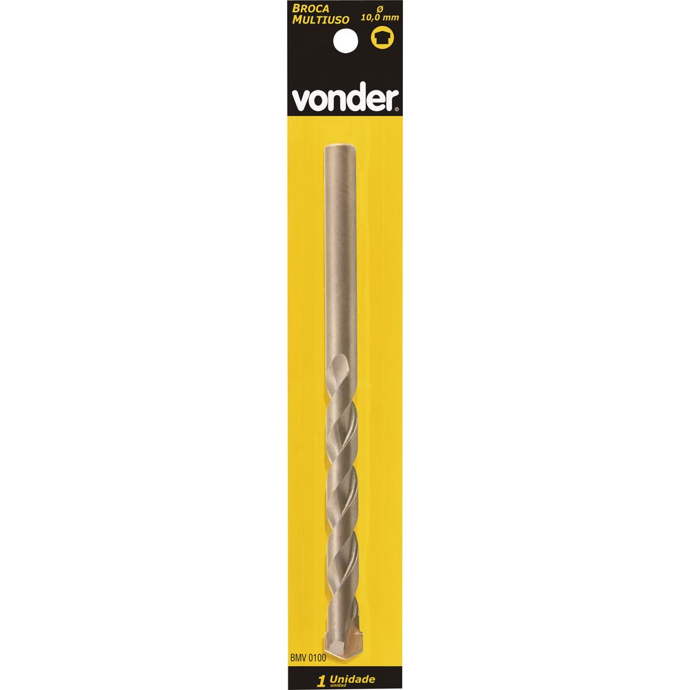 Broca multiuso 10,0x140mm bmv0100 Vonder