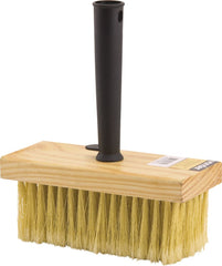 Broxa retangular 12,3x4,5cm base madeira Plástico Vonder