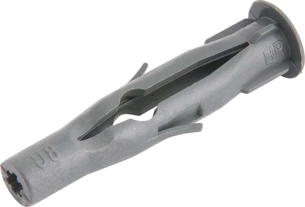 Bucha plástica 8x50mm p/ tijolo vazado c/ 100 peças Vonder