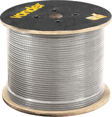 Cabo de aço af 1/4" alma de fibra 6x19s galv c/ 100m Vonder