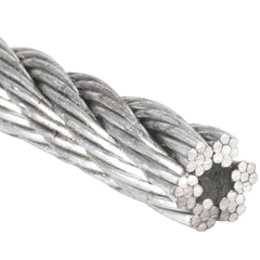 Cabo de Aço Galvanizado AF 9,5mm 3/8" 6X7 com 100m - Vonder