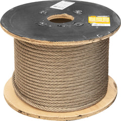 Cabo Aço Inox Aa 9,53mm 3/8 6x19s 100m Cabo Aç Vonder