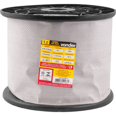 Cabo de Aço Plastificado AF 3,97mm 5/32" 6X7 c/ 100m Vonder