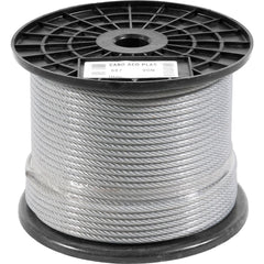 Cabo de Aço Plastificado AF 3,97mm 5/32" 6X7 c/ 100m Vonder