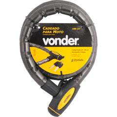 Cadeado para motos 100cm com chave Vonder