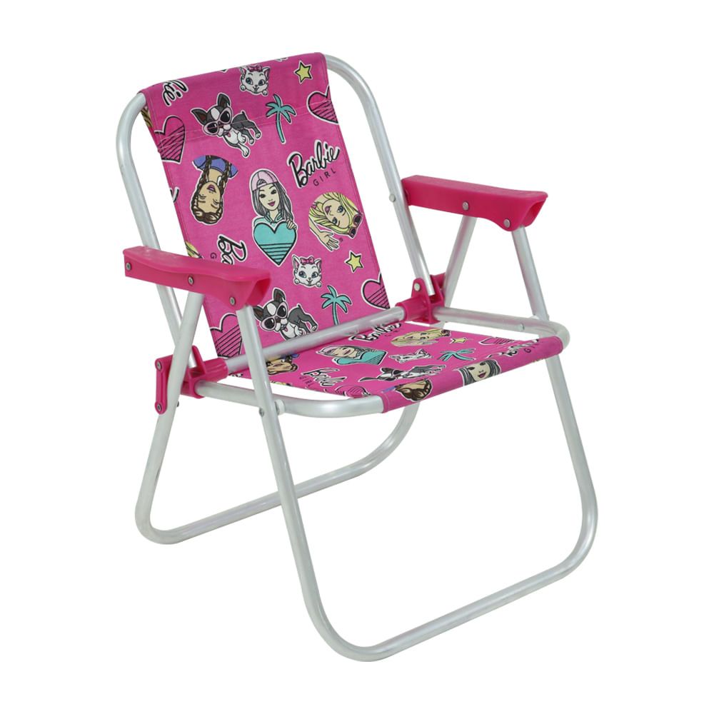 Cadeira Bel Infantil Alumínio Barbie