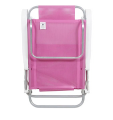 Cadeira Sunny Aluminio Sannet 6 Posicoes Rosa Bel