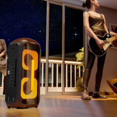 Caixa de Som Amplificada 650W Britânia Sem Fio BCX6800 Bluetooth Bivolt