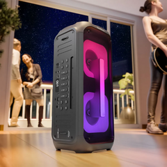 Caixa de Som Amplificada 650W Britânia Sem Fio BCX6800 Bluetooth Bivolt