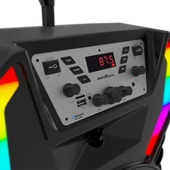 Caixa de Som Amplificada Britânia BCX12500 Woofer 15'' Bluetooth 1000W Bivolt