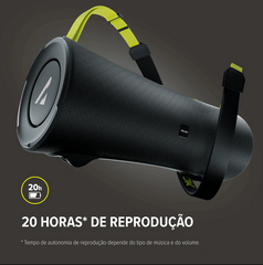 Caixa Som WAAW Alok BOOM 100SB BT à prova d’água 40W RMS TWS