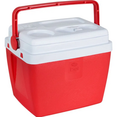 Caixa Térmica 12 Litros Vermelha Tipo Cooler Bel