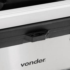 Caixa inox ferram baú 375x270x255mm 6 divisões Vonder