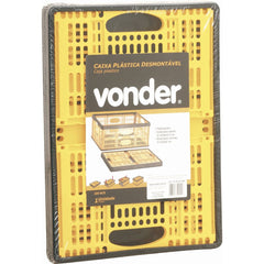 Caixa plástica desmontável 475x350x225mm 10kg cdv0475 Vonder