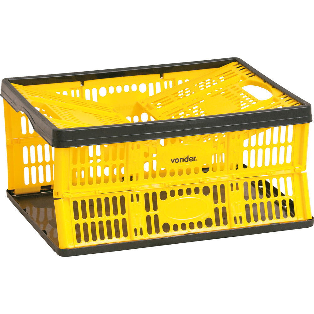 Caixa plástica desmontável 475x350x225mm 10kg cdv0475 Vonder