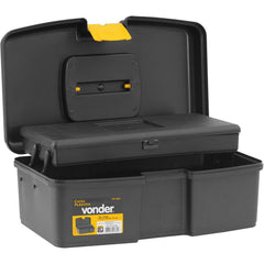 Caixa plástica ferram baú 350x230x155mm vd1002 Vonder