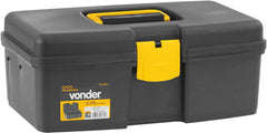 Caixa plástica ferram baú 350x230x155mm vd1002 Vonder