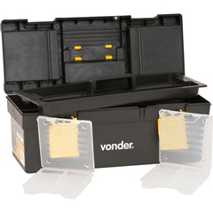 Caixa Plástica Ferramentas Baú 400x155x160mm Bandej Vonder