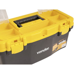 Caixa Plástica Ferramentas Baú 405x200x180mm Bandej Vonder