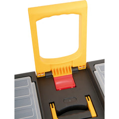 Caixa Plástica Ferramentas Baú 460x260x625mm Rodas Vonder