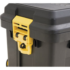 Caixa plástica ferramentas baú 620x440x445mm c/ rodas Vonder