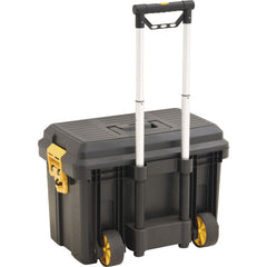 Caixa plástica ferramentas baú 620x440x445mm c/ rodas Vonder