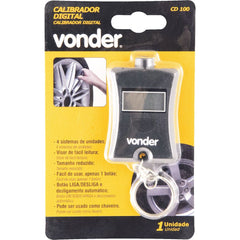 Calibrador de pneus digital 0-100 lbs/pol² cd100 - Vonder