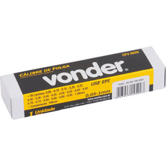 Calibre folga 0,05mm à 1,00mm 100mm 20 lâminas cf-020 Vonder