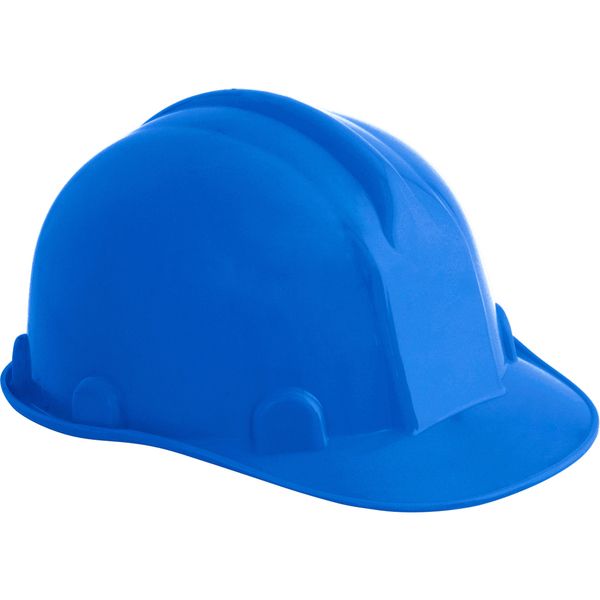 Capacete Aba Frontal Azul Carneira Plastica Vonder