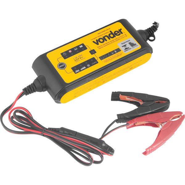Carregador Inteligente de Bateria 127V CIB084 - Vonder