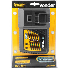 Carregador Bateria Carregamento Rápido 18v Icbv1806 Vonder
