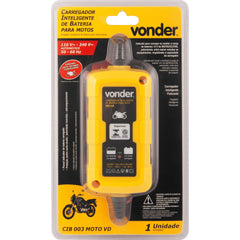 Carregador Inteligente Bateria 127v 220v Moto Cib 003 Vonder