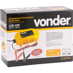 Carregador Inteligente De Bateria 45-100ah 220volts Cib100 -