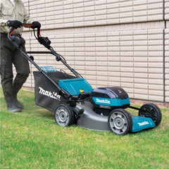 Carrinho Cortador de Grama 480Mm Sem Fio 40V Com 2 Baterias Carregador LM001GT201 220V Makita