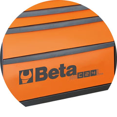 Carrinho de Ferramentas 1100KG Laranja e Cinza 7 Gavetas Protegidas e Prateleira RSC24L/7-O Beta