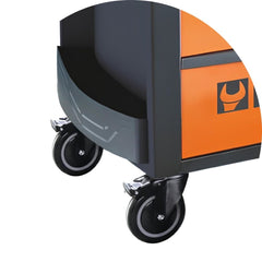 Carrinho de Ferramentas 1100KG Laranja e Cinza 7 Gavetas Protegidas e Prateleira RSC24L/7-O Beta
