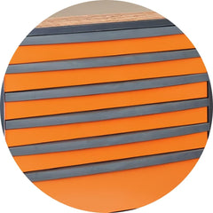 Carrinho de Ferramentas 1100KG Laranja e Cinza 7 Gavetas Protegidas e Prateleira RSC24L/7-O Beta